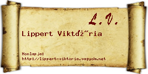 Lippert Viktória névjegykártya